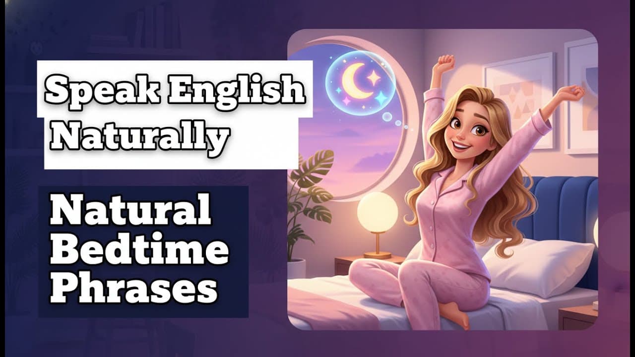 Slow English Podcast for Beginners | English for Your Bedtime Routine