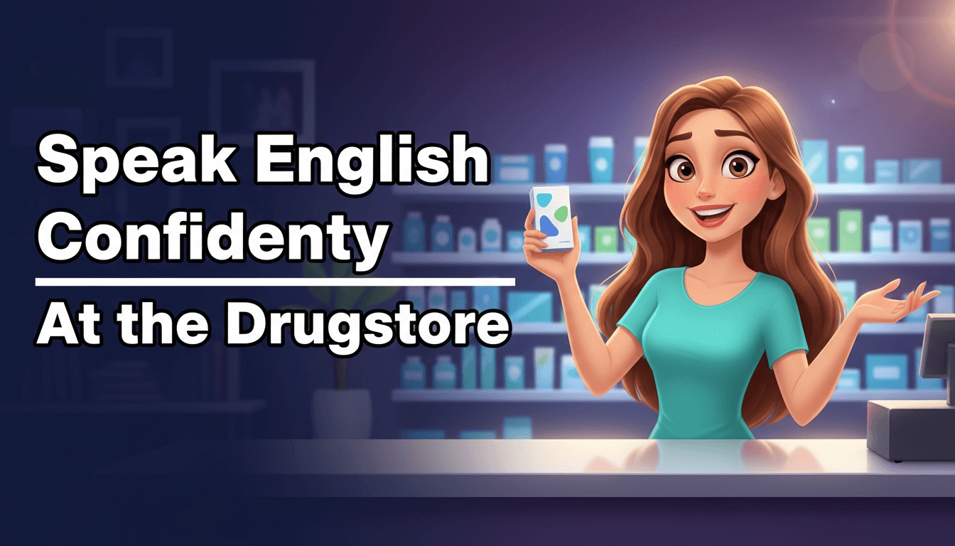 Slow English Podcast for Beginners | A Trip to the American Drugstore