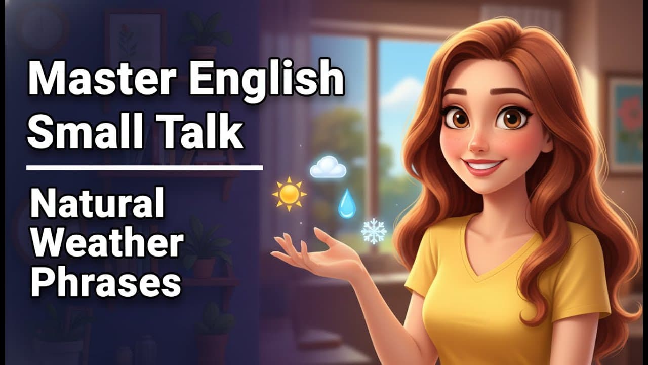 Slow English Podcast for Beginners | Chat About Weather Like a Native